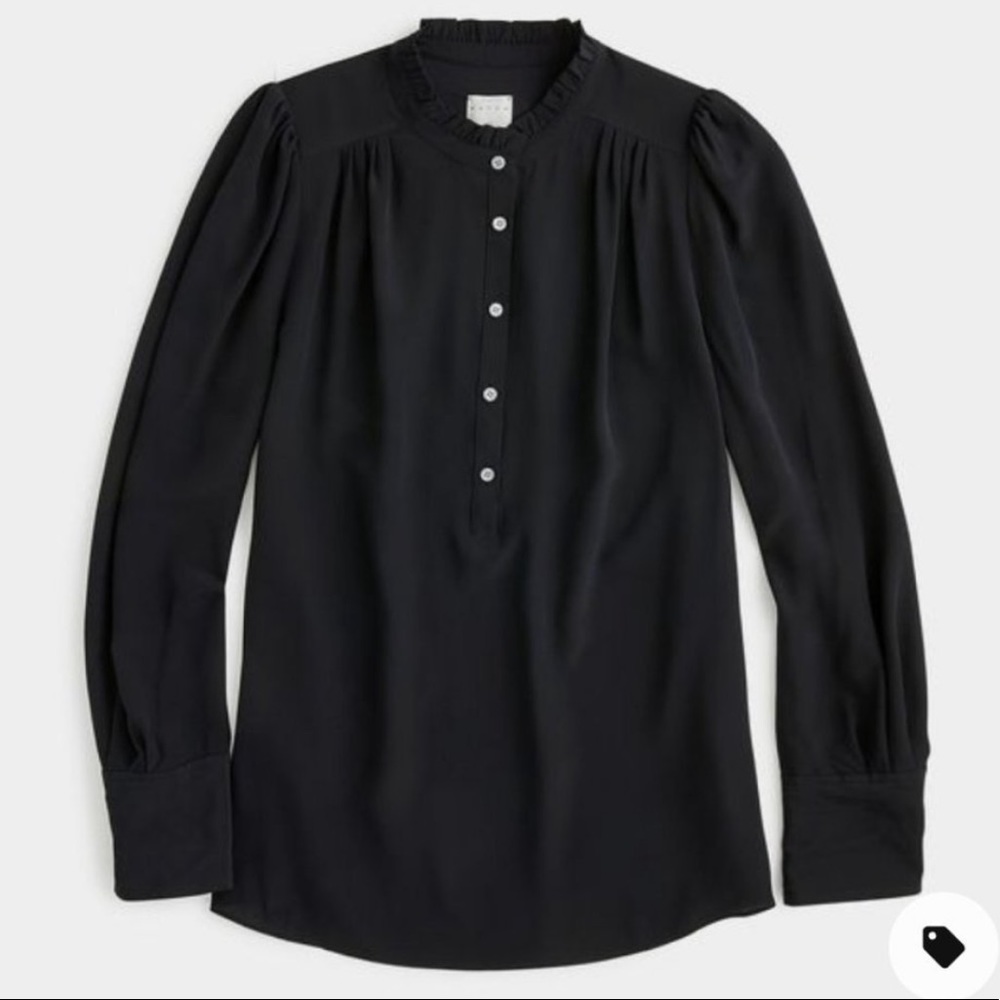 Hatch-J.Crew Maternity Silk Blouse